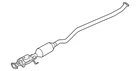 Genuine Mazda Center Muffler PYJ4-20-55XA New. Price: $640.07.