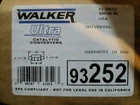 2.25" Walker Ultra Catalytic Converter 93252 Universal Epa Compliant 2-1/4" New. Price: $130.00.