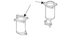 Genuine Ford Converter BG1Z5E212A New. Price: $1452.61.