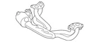 Genuine Subaru Cross Over Pipe 44620AE960 New. Price: $2198.72.