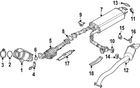 Genuine Nissan Catalytic Converter 208B2-7JG0A New. Price: $1035.63.
