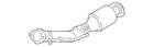 Genuine Nissan Catalytic Converter 20010-3YM3A New. Price: $1014.29.