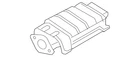 Genuine Nissan Catalytic Converter 20800-5Y525 New. Price: $1166.27.