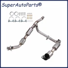 Catalytic Converter Set Fits 1998-2000 Ford F-150 5.4L 4R100 Trans 4WD Only New. Price: $129.92.