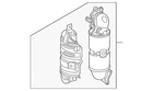 Genuine Honda Catalytic Converter 18150-6A0-L00 New. Price: $3367.50.