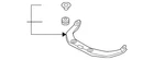 Genuine Nissan Exhaust System Hanger Bracket 20711-AF40A New. Price: $109.00.