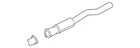 Genuine Audi Center Pipe 4E0-253-350 New. Price: $645.33.