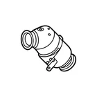 Genuine Mercedes-benz Oe Exhaust Gas Line 264-140-33-00 New. Price: $3043.71.
