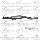 Davico Mfg Catalytic Converter P 18395 New. Price: $420.31.