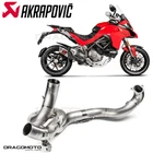 Ducati Multistrada 1260 2018-2020 Manifold Header Akrapovic Carbon Rc E-D12E6 New. Price: $1215.22.