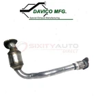 Davico 19258 Catalytic Converter For Exhaust Gv New. Price: $390.47.