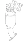 Genuine Honda Converter Primary 18190-5A3-L00 New. Price: $1557.04.