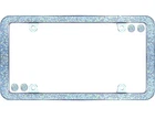 Cruiser 16632 License Plate Frame Shattered Iridescent Glass Rhinestones Design New. Price: $42.00.