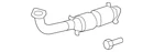 Genuine Honda Catalytic Converter 18160-RZA-A00 New. Price: $2527.96.