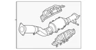 Genuine Nissan Front Pipe 200A0-6RA2A New. Price: $988.59.