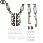 For Nissan Titan 5.6L 2004-2015 Manifold Catalytic Converters Front & Rear All New. Price: $141.40.