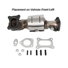 Catalytic Converter For Honda Pilot Ex/ Lx 3.5L 2009-2015 Front Left Bank New. Price: $68.95.