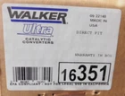 Walker 16351 Direct Fit Epa Compliant Catalytic Converter-usa-new. Price: $199.95.