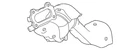 Genuine Nissan Catalytic Converter 208B2-9BV0A New. Price: $1957.10.