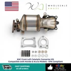 Kac Front Left Catalytic Converter Kit Compatible With Honda & Acura Models - Ep New. Price: $57.77.