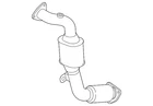 Genuine Volkswagen Catalytic Converter 7L8-254-300-GX New. Price: $2113.67.