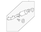 Genuine Gm Nitrogen Oxides Catalytic Converter With Exhaust Pipe 19420259 New. Price: $1568.70.