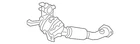Genuine Mitsubishi Catalytic Converter 20800W840P New. Price: $1939.20.