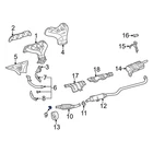 For Toyota Corolla 1998-2002 9008046225 Front Catalytic Converter Clamp New. Price: $12.02.