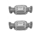 Rear Left & Right Catalytic Converters For Hyundai Genesis 2009-2014 V6 3.8L New. Price: $668.00.