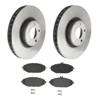 Brembo Front Brake Kit Disc Rotors Low-met Pads For A205 S205 W205 C205 W213 New. Price: $395.95.