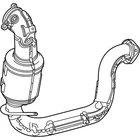 Genuine Mercedes-benz Oe Exhaust Gas Line, Front 247-490-71-00 New. Price: $2278.36.