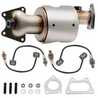 Catalytic Converter & Oxygen Sensor Kit For Honda Accord Ex Lx 3.0L 2003-2007 New. Price: $142.52.