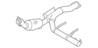 Genuine Ford Catalytic Converter NL3Z-5E212-H New. Price: $1330.70.