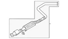 Genuine Hyundai Intermediate Pipe 28600-J3740 New. Price: $849.57.