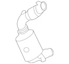 Genuine Mercedes-benz Converter & Pipe 211-490-02-81 New. Price: $1321.63.