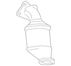 Genuine Gm Converter & Pipe 19418933 New. Price: $1674.41.