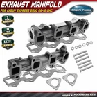 2X Left & Right Exhaust Manifold W/ Gasket Kit For Chevy Express 2500 06-16 Gmc New. Price: $144.29.