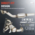 Front & Rear Catalytic Converter For Jeep Compass 2007 2008 -2017 2.4L 4WD New. Price: $159.00.