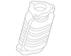 Genuine Mitsubishi Catalytic Converter MR340065 New. Price: $1740.78.