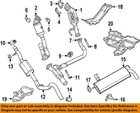 Chrysler Oem 24-25 Gladiator Exhaust Components-converter Pipe 57009229AA Remanufactured. Price: $1874.53.