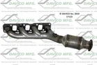 Catalytic Converter-exact-fit Manifold Davico 17122 New. Price: $274.40.