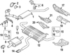 Genuine Volkswagen Converter & Pipe 3QF-254-500-PX New. Price: $1850.53.