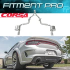 Corsa 21072 Xtreme Catback Exhaust System For 2015-24 Dodge Charger 6.2L/6.4L V8 New. Price: $2199.99.