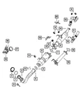 Genuine Mopar Catalytic Converter 68288935AC New. Price: $1213.25.