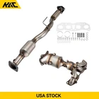 2X Catalytic Converter Front And Rear For 2007-2012 Nissan Altima 2.5L 40919 New. Price: $176.46.