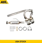 Front Catalytic Converter For 2004 2005 2006 Jeep Wrangler Stainless Steel 4.0L New. Price: $166.99.
