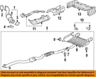 Gm Oem 16-20 Ats Exhaust System Components-converter Pipe 19420226 Remanufactured. Price: $1862.80.