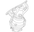 Genuine Nissan Catalytic Converter With Integrated Exhaust Manifold 140E2-6TB0A New. Price: $757.59.