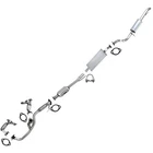 Epa-approved Complete Exhaust System Fits: 01-04 Mazda Tribute Ford Escape 3.0L New. Price: $819.81.