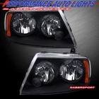 Pair Oe Style Black Headlights (halogen Ver.) For 2003-2006 Lincoln Navigator New. Price: $174.99.